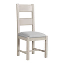 Dunne Dining Chair Fabric Seat - Grey