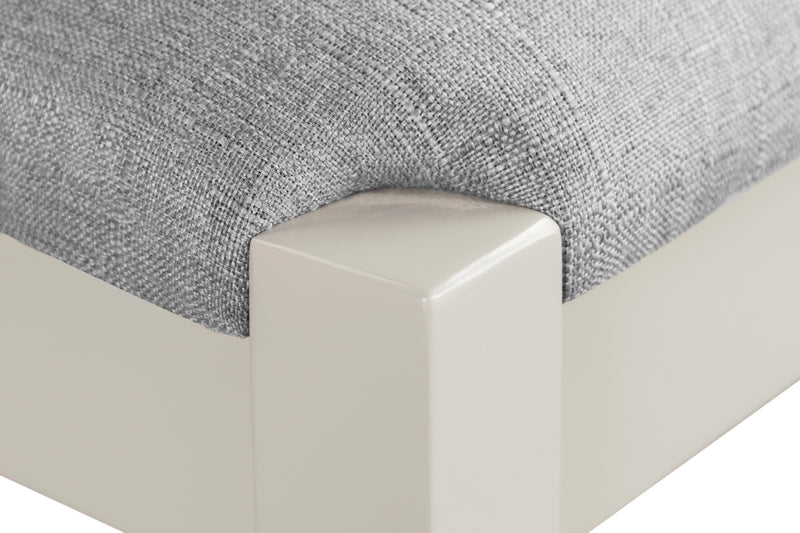 Dunne Dining Chair Fabric Seat - Grey