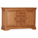 Delaware Oak 2 Door 3 Drawer Sideboard