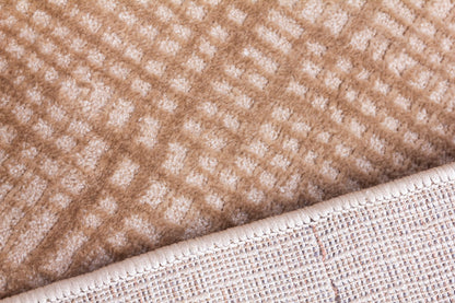 Crisscross Rug Beige