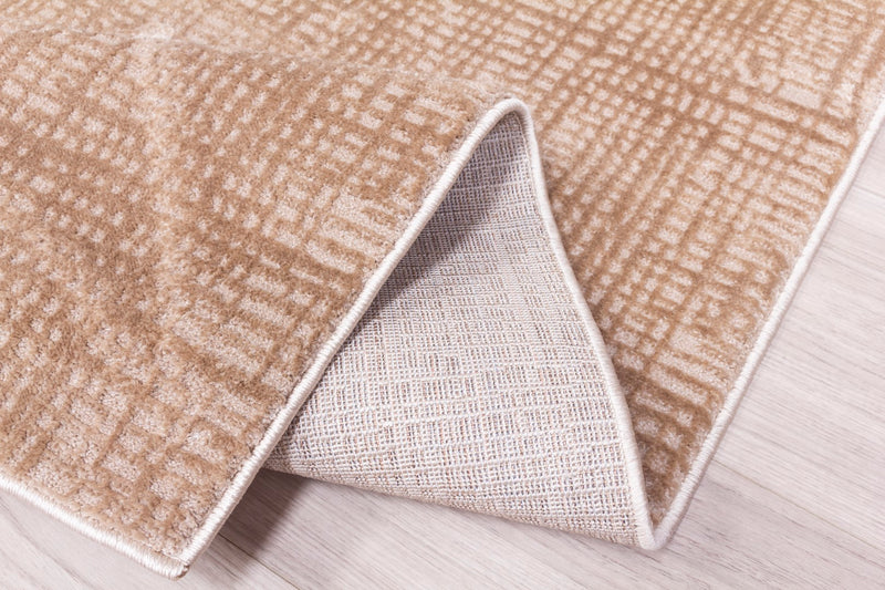 Crisscross Rug Beige