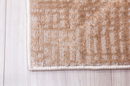 Crisscross Rug Beige