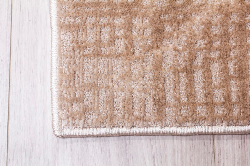 Crisscross Rug Beige