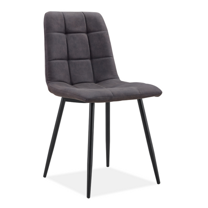 San Fran Dining Chair -Suede Material
