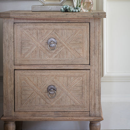 Montserrat 2 Drawer Bedside Table