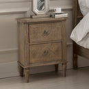 Montserrat 2 Drawer Bedside Table