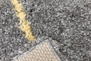 Fantasia Trellis Rug Dark Grey/Yellow