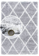 Fantasia Trellis Rug Light Grey/Cream