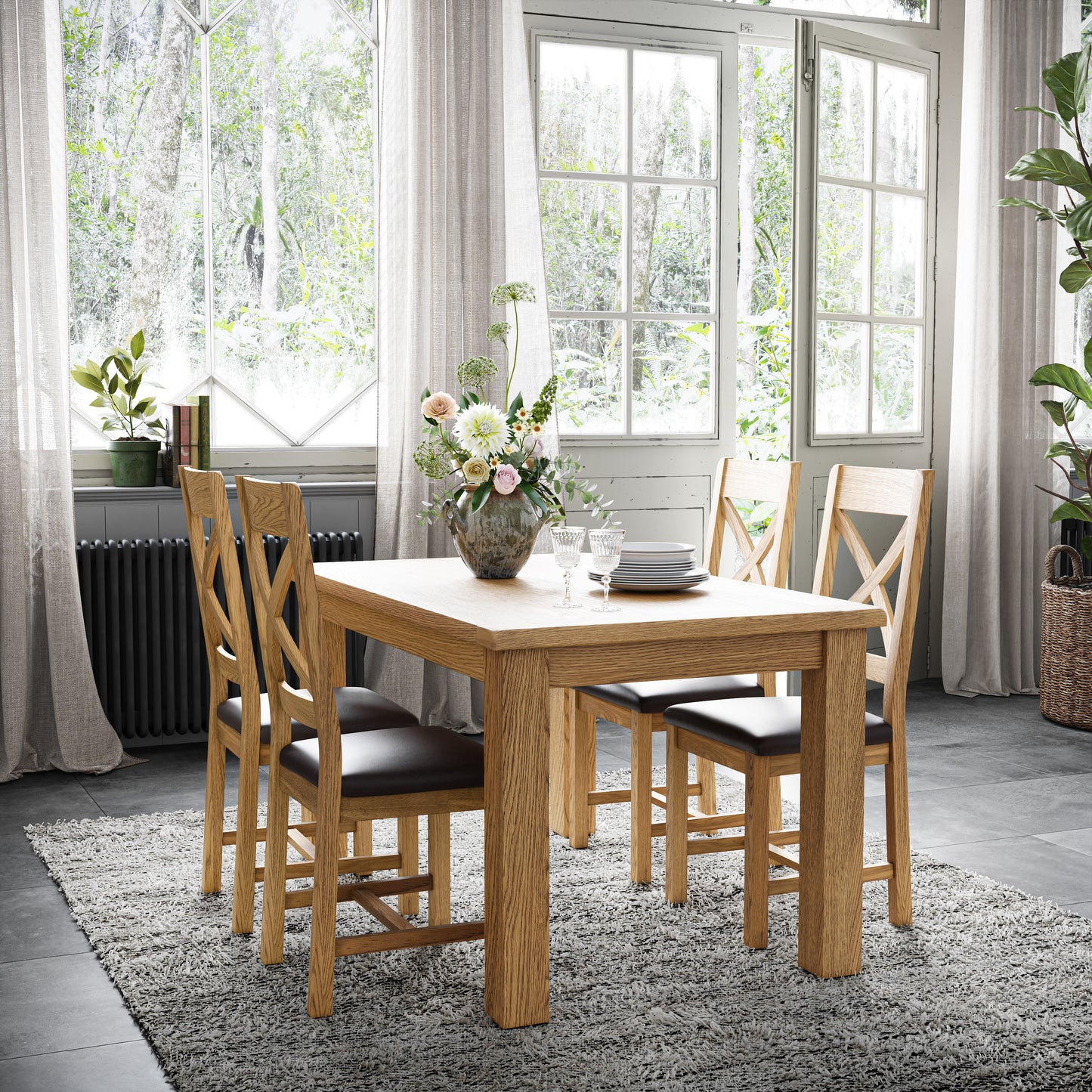 Spence Table- Oak 1500