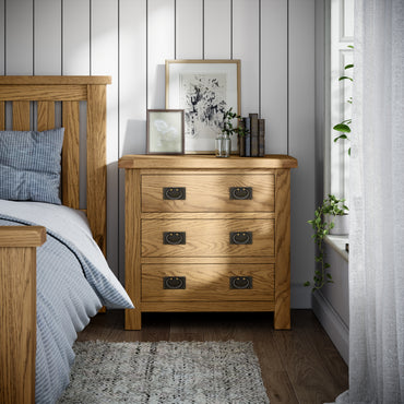 Spencer 3 Drawer Bedside Tables