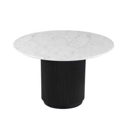 Luka Round Dining Table - Marble Top