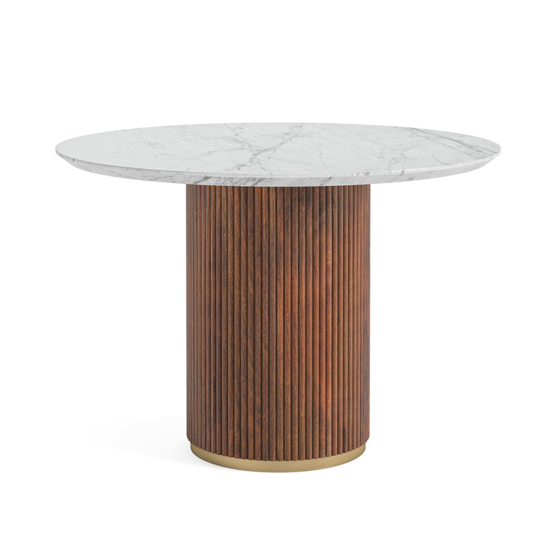 Stanford Round Dining Table - Marble Top