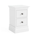 Boulogne Narrow Bedside Table White