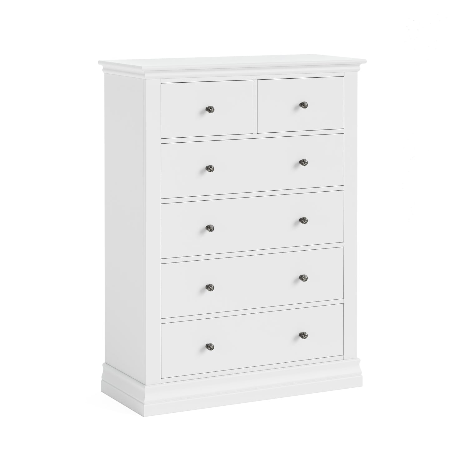 Boulogne 2 Over 4 Chest White