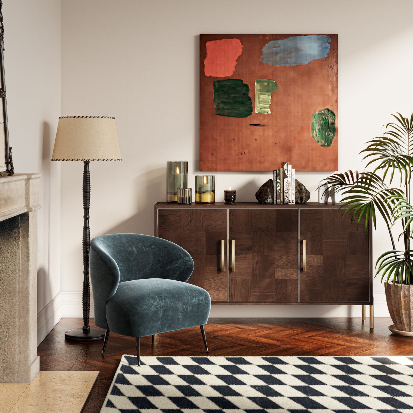 Campbell 3 Door Sideboard