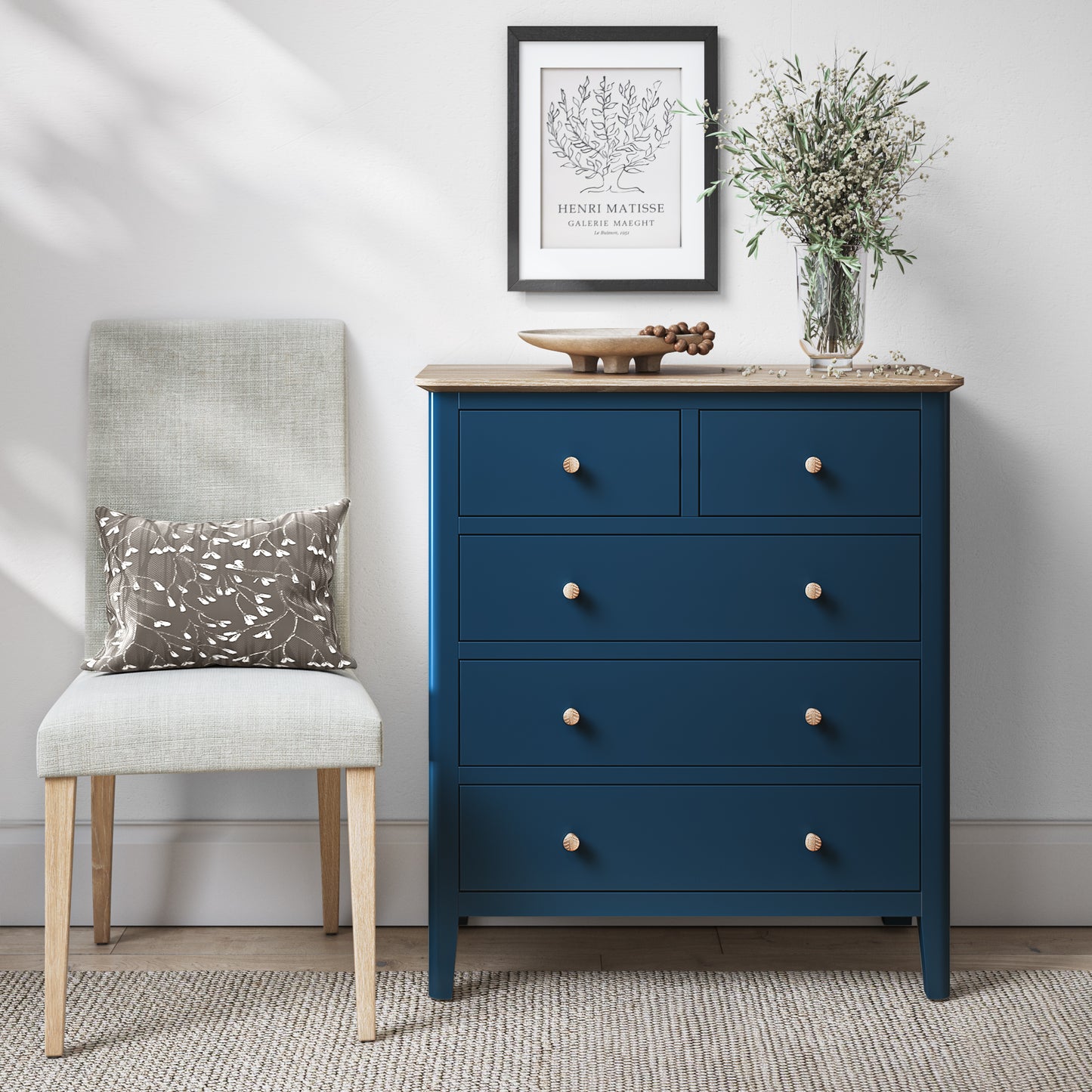 Harlo Chest 2 Over 3 - Navy