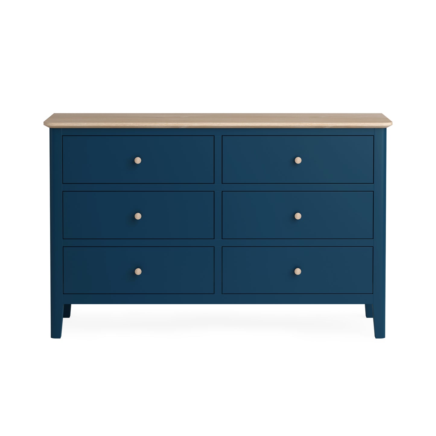 Harlo 6 Drawer Chest - Navy