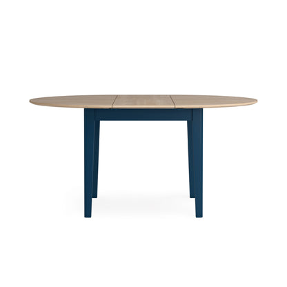 Harlo Extendable Round Dining Table - Navy