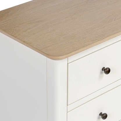 Harlo Chest 2 Over 3 - Coconut White