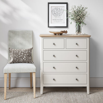 Harlo Chest 2 Over 3 - Coconut White