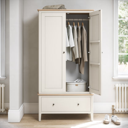 Harlo Gents Wardrobe - Coconut White