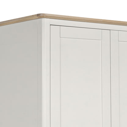 Harlo Hanging Wardrobe - Coconut White