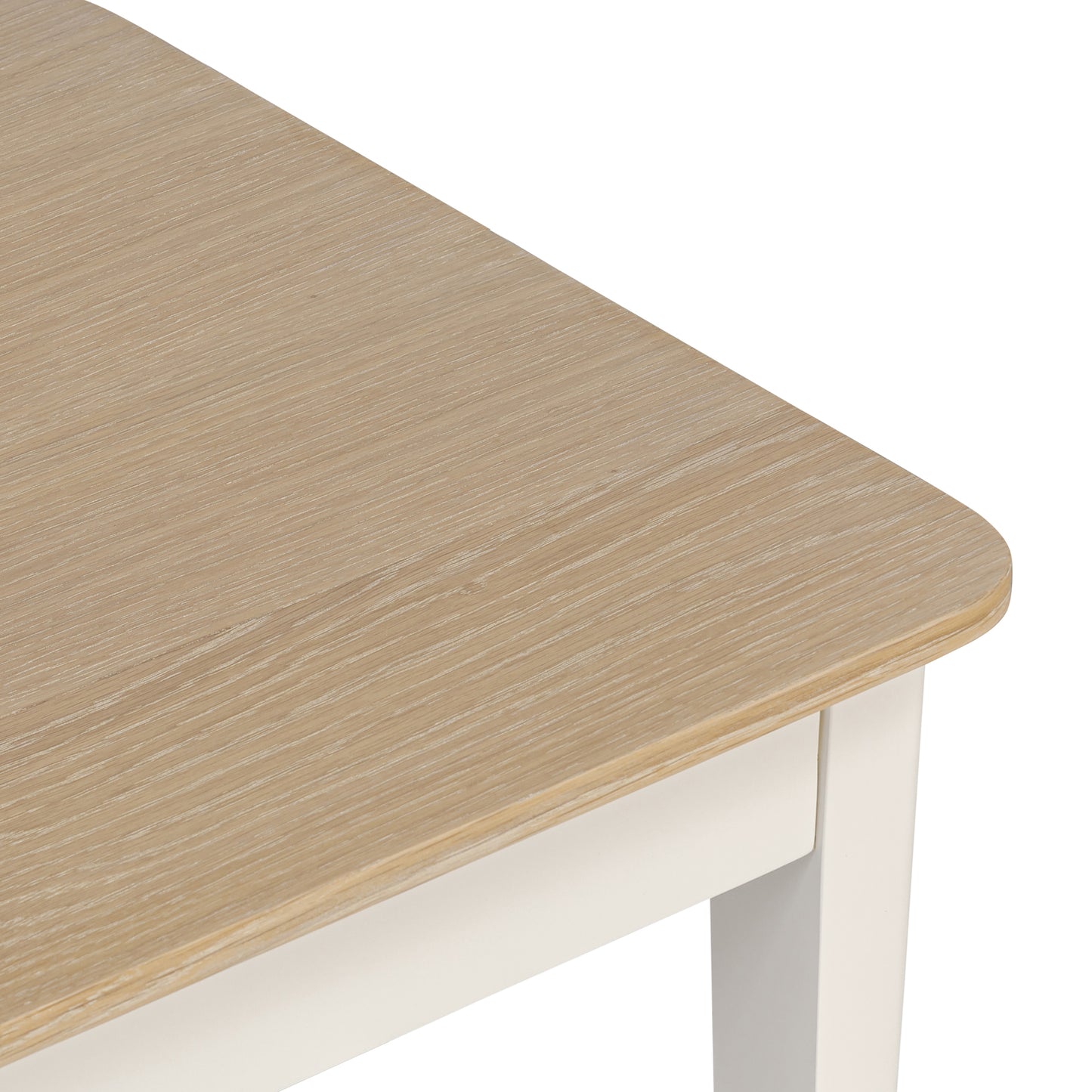 Harlo Extendable Rectangular - Coconut white