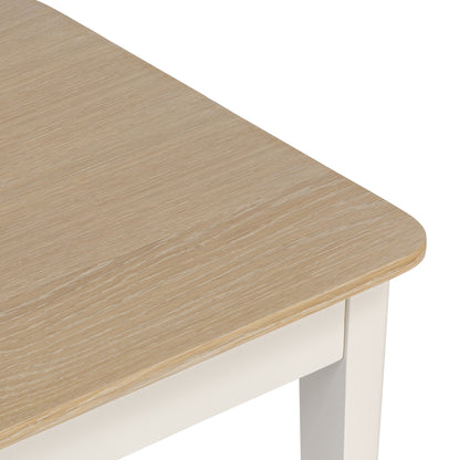 Harlo Extendable Rectangular - Coconut white
