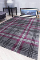 Dale Rug Grey/Purple