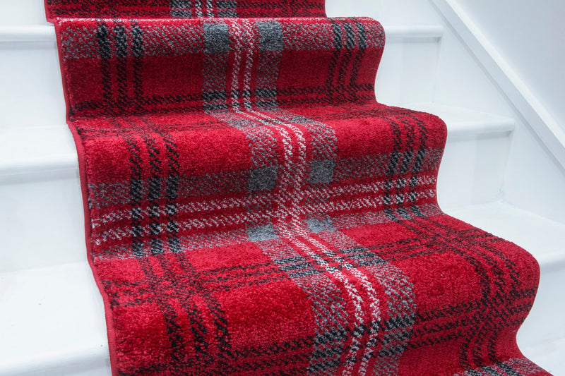 Dale Rug Red/Grey