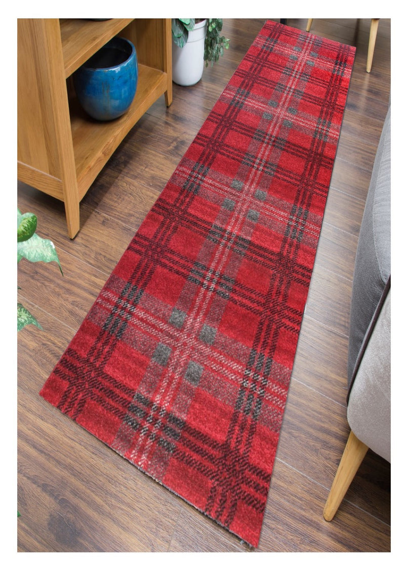 Dale Rug Red/Grey