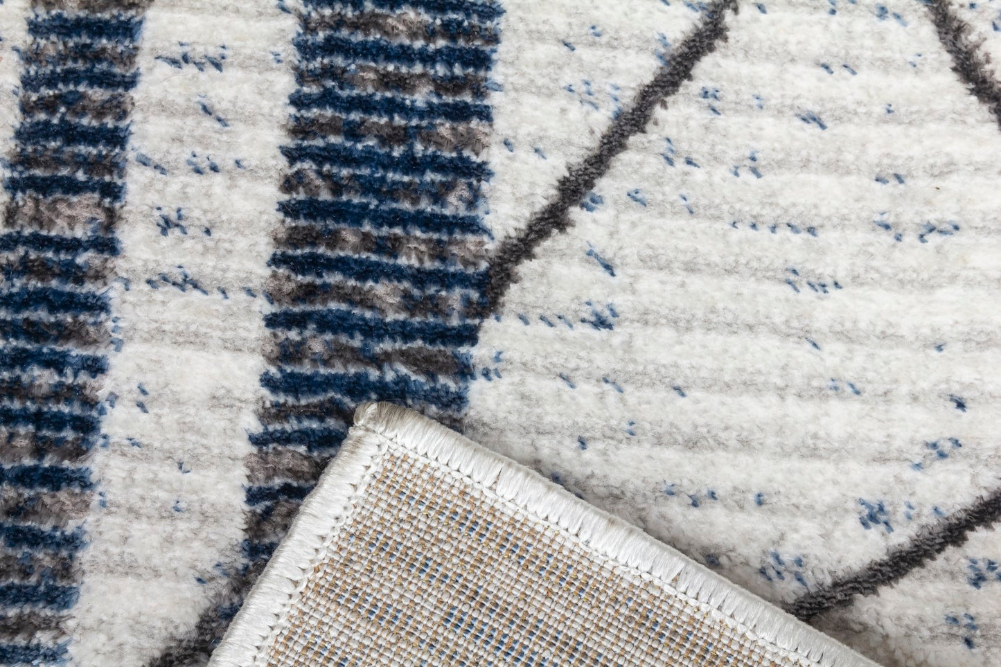 Glamour Art Deco Rug Blue