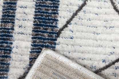 Glamour Art Deco Rug Blue