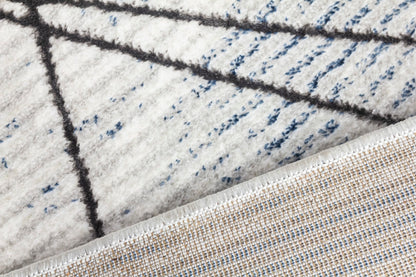 Glamour Art Deco Rug Blue