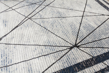 Glamour Art Deco Rug Blue