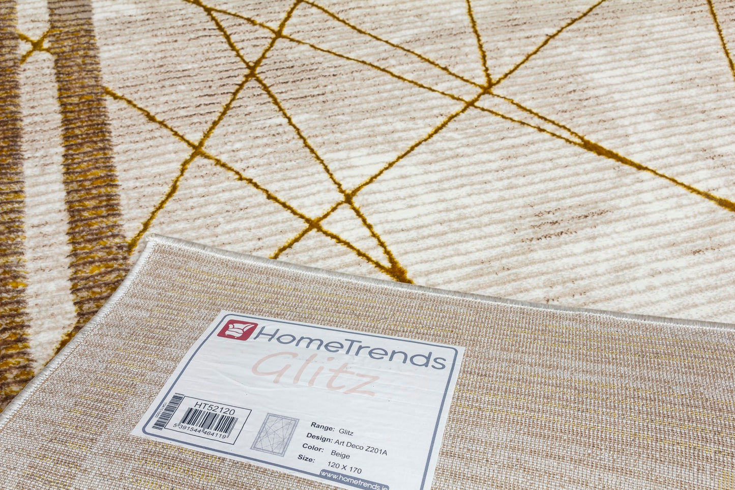 Glamour Art Deco Rug Ochre