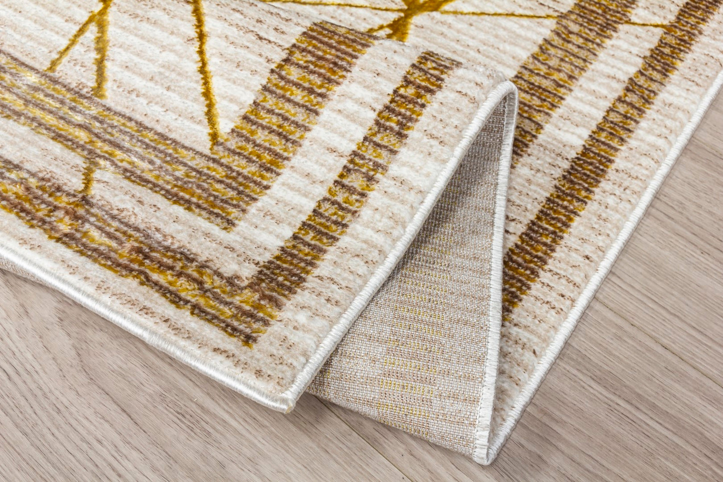 Glamour Art Deco Rug Ochre
