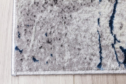 Glamour Marble Rug Blue