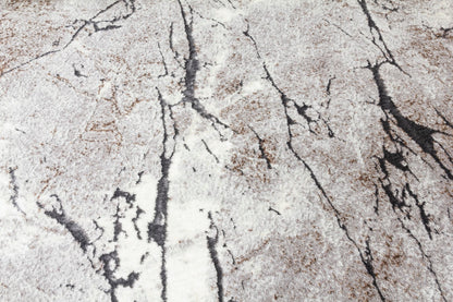 Glamour Marble Rug Grey