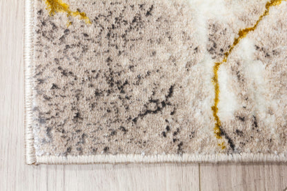 Glamour Marble Rug Ochre