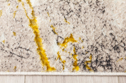 Glamour Marble Rug Ochre