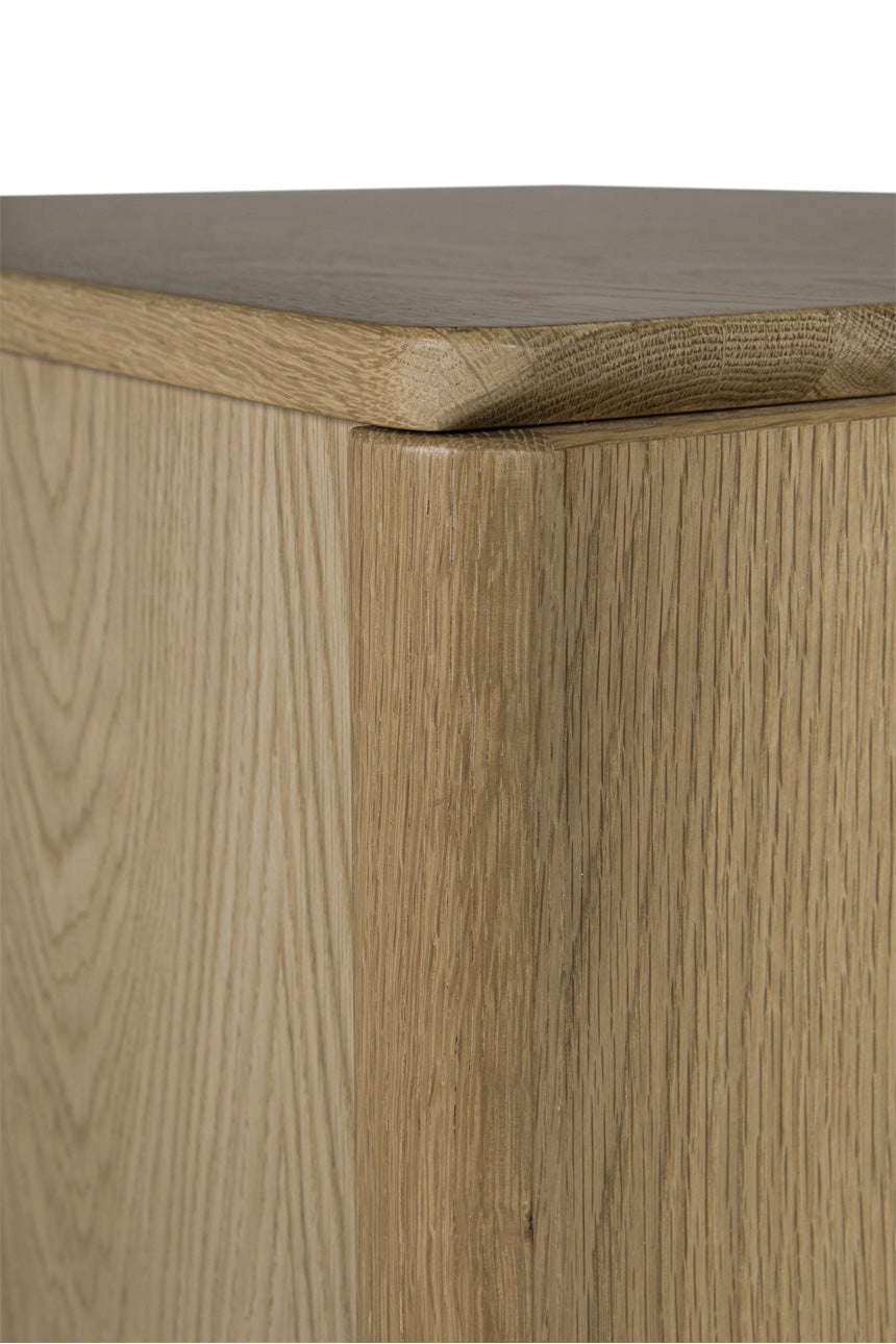 Harlow Tall Chest 5 Drawer - Oak Natural