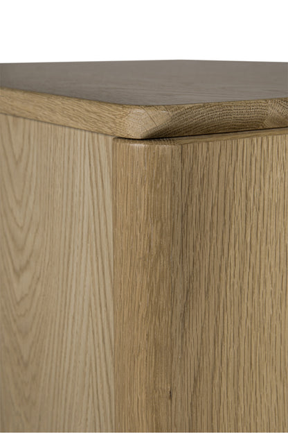 Harlow Tall Chest 5 Drawer - Oak Natural