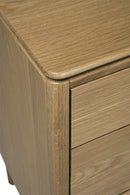 Harlow Wide Chest 7 Drawer - Oak Natural