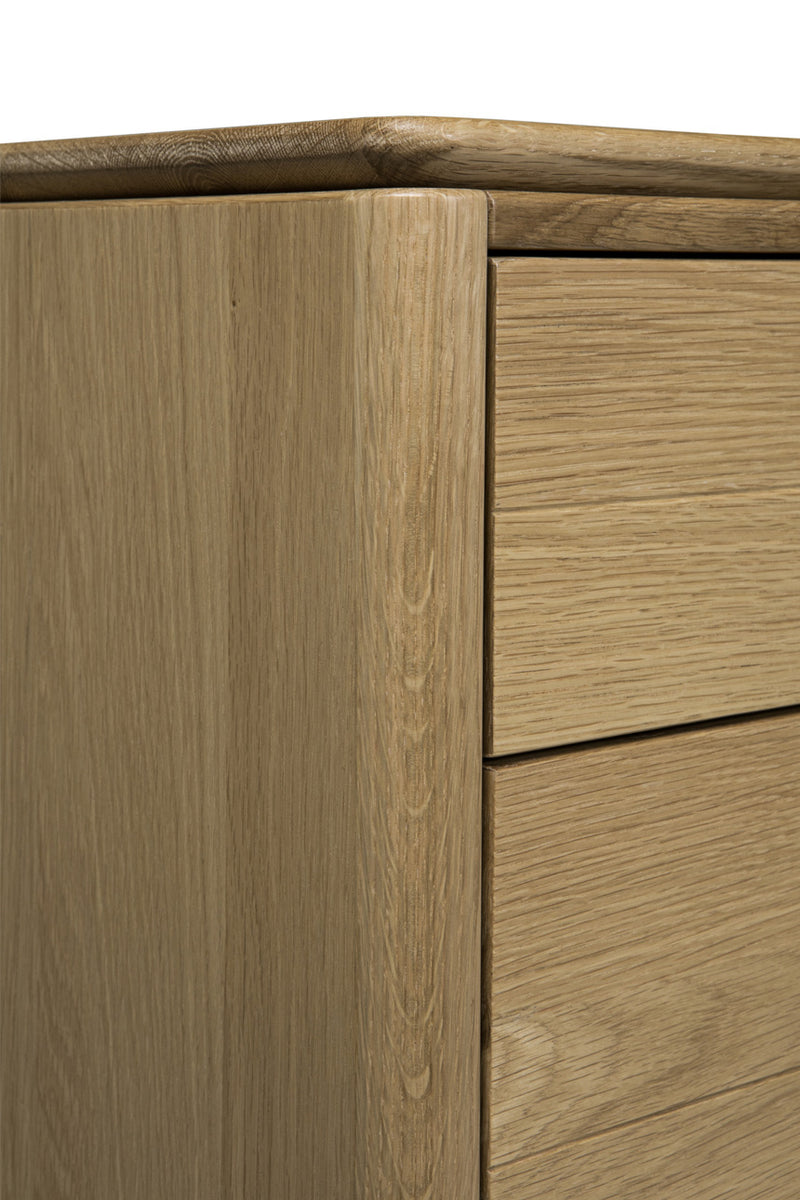 Harlow Wide Chest 7 Drawer - Oak Natural