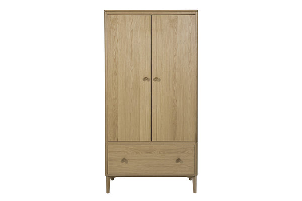 Harlow Wardrobe - 2 Door - Oak Natural