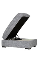 Harvey Storage Ottoman - Blue