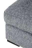 Harvey Storage Ottoman - Blue