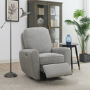Saxony Nora Grey Swivel Chair