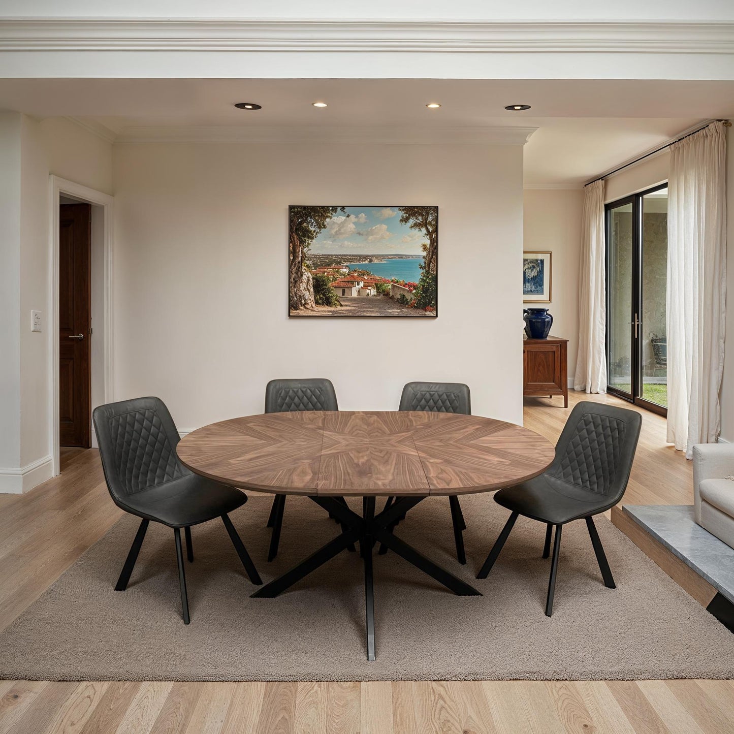 Henry Extension Round Dining Table - 1.2 Metre